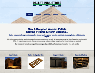 pallet-industries.com screenshot