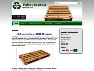 palletexpress.com screenshot