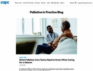 palliativeinpractice.org screenshot
