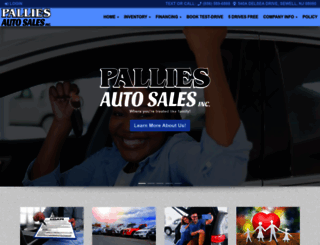 palliesautosalesinc.com screenshot