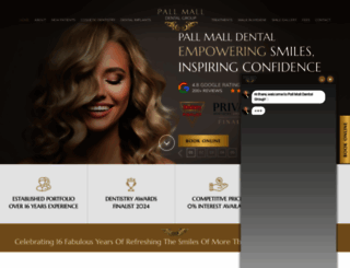 pallmalldental.co.uk screenshot