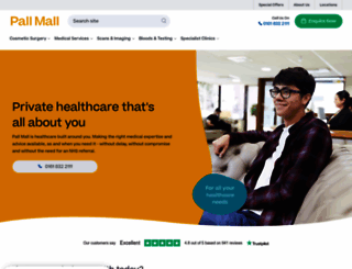 pallmallmedical.co.uk screenshot