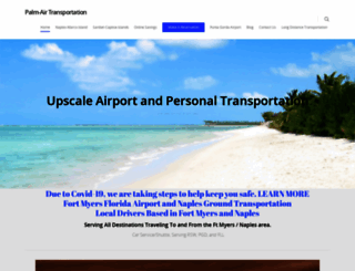 palm-airtransportation.com screenshot