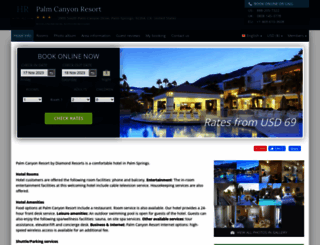 palm-canyon-resort.hotel-rez.com screenshot