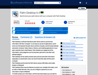 palm-desktop.informer.com screenshot