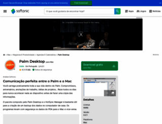 palm-desktop.softonic.com.br screenshot