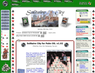 palm.solitairecity.com screenshot