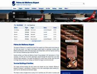 palmaairport.net screenshot