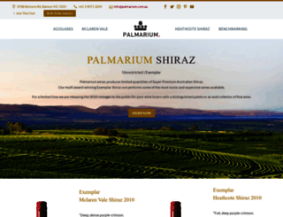 palmarium.com.au screenshot