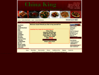 palmbaychinaking.com screenshot