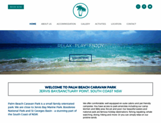 palmbeachcaravanpark.com.au screenshot