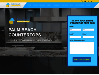 palmbeachcountertops.com screenshot