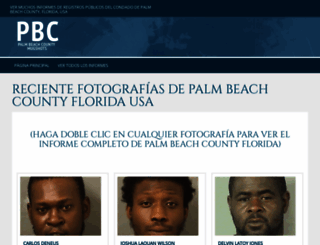 palmbeachcountymugshots.com screenshot