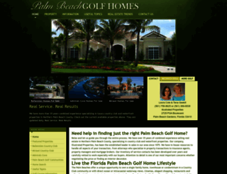 palmbeachgolfhomes.com screenshot