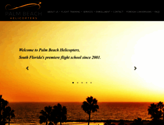palmbeachhelicopters.com screenshot