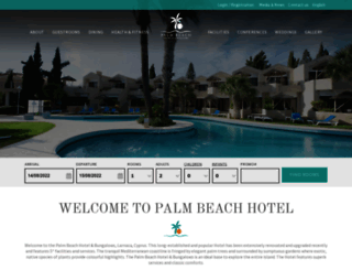 palmbeachhotel.com screenshot