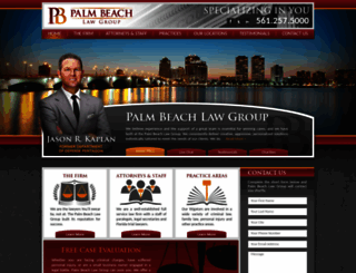 palmbeachlawgroup.com screenshot