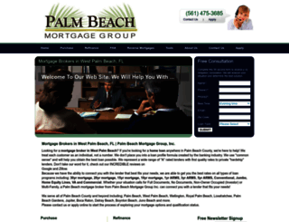 palmbeachmortgagegroup.com screenshot
