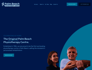 palmbeachphysiotherapy.com.au screenshot