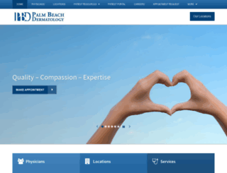 palmbeachskin.com screenshot