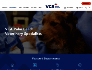 palmbeachvetspecialists.com screenshot