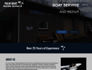 palmboatmarineservice.com screenshot
