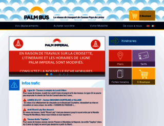 palmbus.fr screenshot