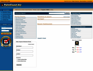 palmcoast.biz screenshot