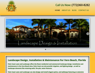 palmcoastlandscape.com screenshot