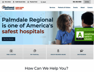 palmdaleregional.com screenshot