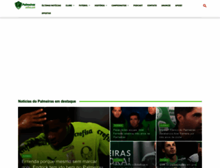 palmeirasonline.com.br screenshot
