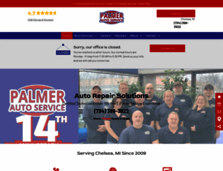 palmerautoservice.net screenshot