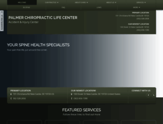 palmerchiropracticlifecenter.com screenshot