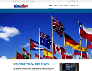 palmerflags.com.au screenshot