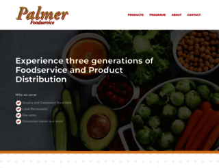 palmerfoodservice.com screenshot