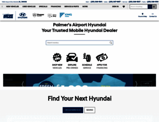palmers-airport-hyundai.com screenshot