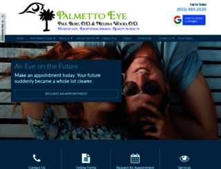 palmetto-eye.com screenshot