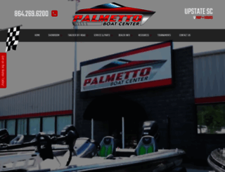 palmettoboatcenter.com screenshot