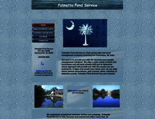 palmettoponds.com screenshot