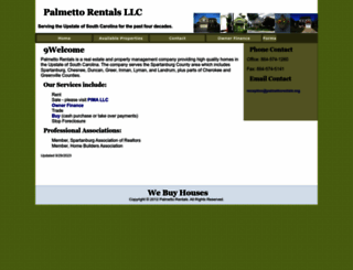 palmettorentals.org screenshot