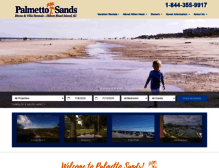 palmettosands.com screenshot