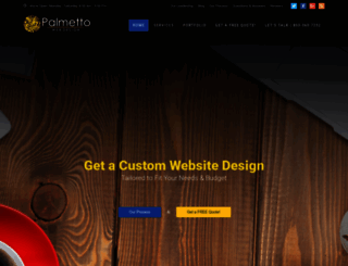 palmettowebdesign.com screenshot