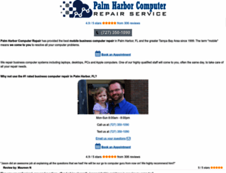palmharborcomputerrepair.com screenshot