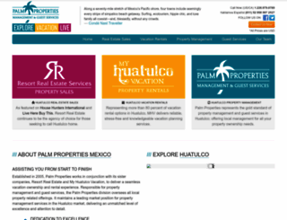 palmpropertiesmexico.com screenshot
