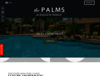 palms-apts.com screenshot