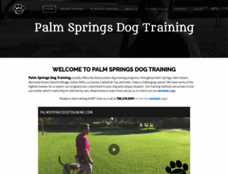 palmspringsdogtraining.com screenshot