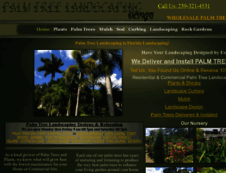 palmtreelandscaping.com screenshot
