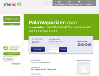 palmvaporizer.com screenshot