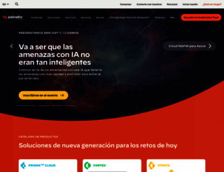 paloaltonetworks.es screenshot