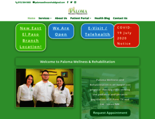palomaphysicaltherapy.com screenshot